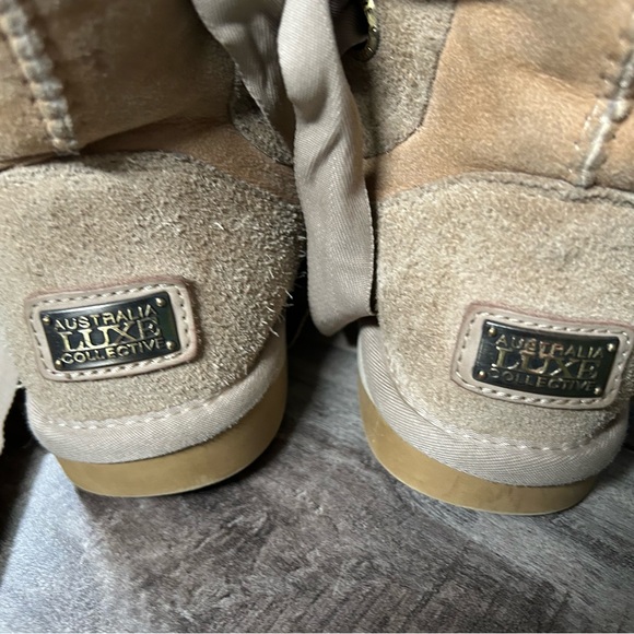 AUSTRALIA LUX COLLECTIVE girls suede boots size 13 - Picture 3 of 8